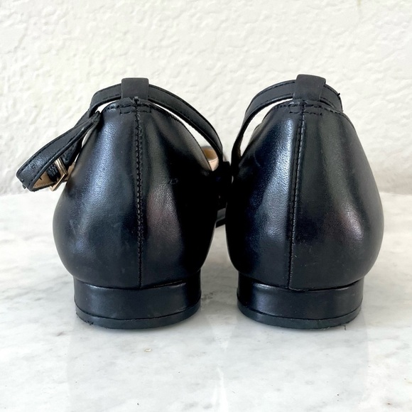 Talbots Edison Leather Ankle Strap Flats Size 9.5 - Picture 4 of 7